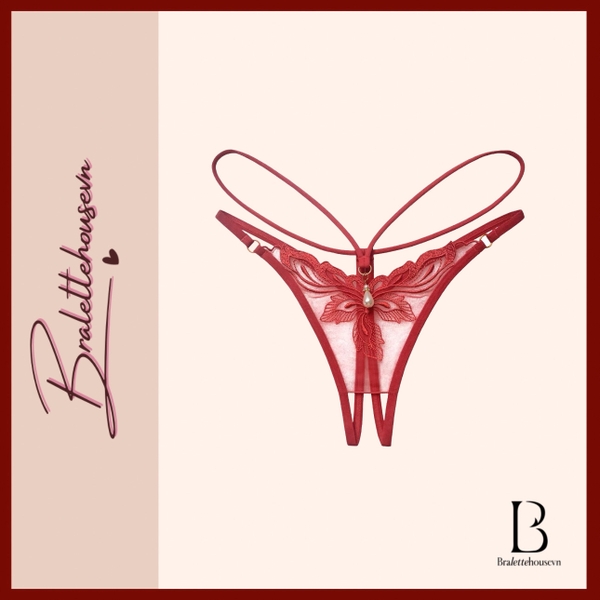 Nishin Thong quần không đáy nữ ngọc trai xẻ đáy Bralettehousevn