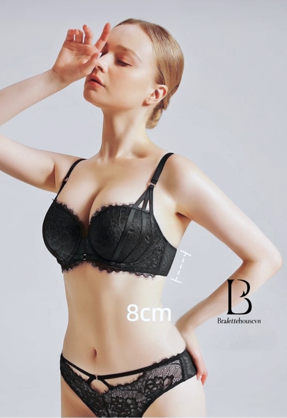Bộ đồ lót ren push up Nyny Set S2343 có gọng mút hỗ trợ nâng đỡ vòng 1 gợi cảm cao cấp loại 1 Bralettehousevn