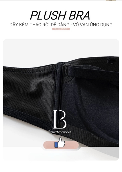 Áo lót Plush Bra S2701 cúp quây thế hệ mới nâng 3D cao cấp Bralettehousevn