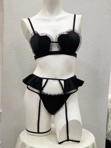 (NEW NEW) 𝐒𝟐𝟎𝟔𝟗 JARDIN 𝐒𝐄𝐓 set đồ lót 3 món thiết kế cao cấp cho nữ Bralettehousevn