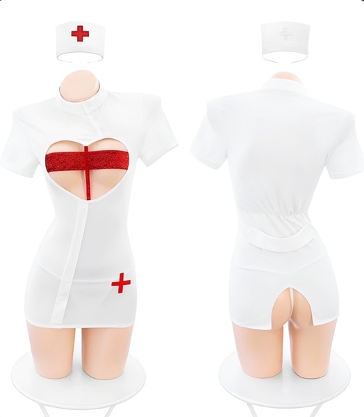 Bộ đồ cosplay y tá Healthy Set S2254 gợi cảm sexy Bralettehousevn