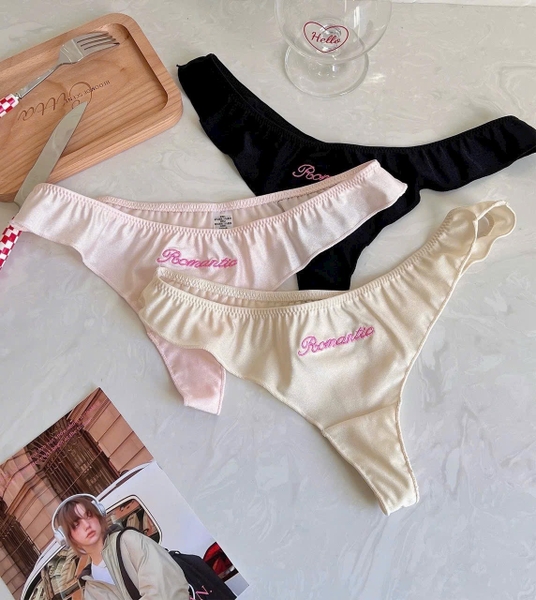[CHE TÊN - 🔥TỐC] Quần lót nữ lọt khe Q2179 Romantic Angel Thong co giãn siêu tốt Bralettehousevn