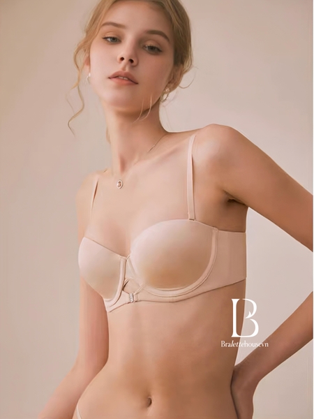 S1739 Dasa Set đồ lót nữ chất su kèm gọng và mút có thể tháo dây Bralettehousevn