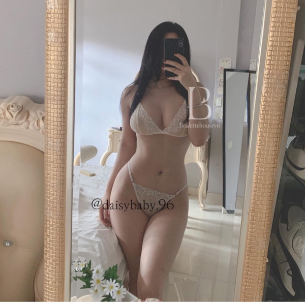 Bazar Set S1072 Set Bralette nữ không gọng không mút dây mảnh  Bralettehousevn