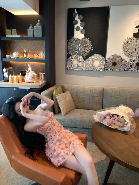 Đầm váy ngủ nữ cao cấp Teasing Dress S2450 chất hoa form xoè tiểu thư xinh xắn Bralettehousevn