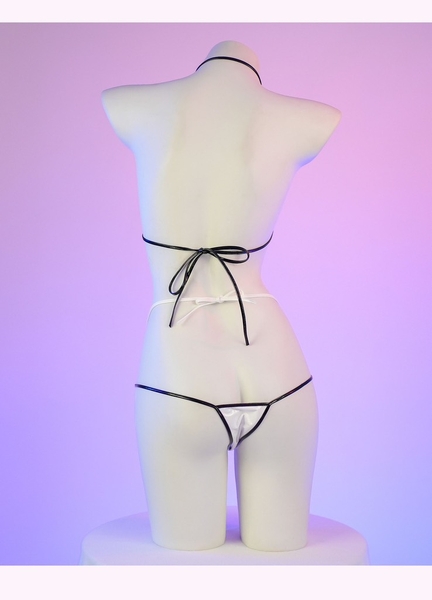 [NEW] Cruella Set S2289 bộ đồ lót da PU tiny cột dây siêu quyến rũ gợi cảm nóng bỏng không gọng mút Bralettehousevn