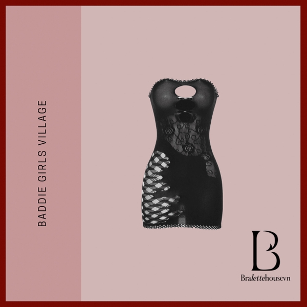 [HOISERY] Tất vớ toàn thân nữ Kinda Bodystock PK2612 dáng váy ôm co giãn tốt siêu tôn dáng Bralettehousevn