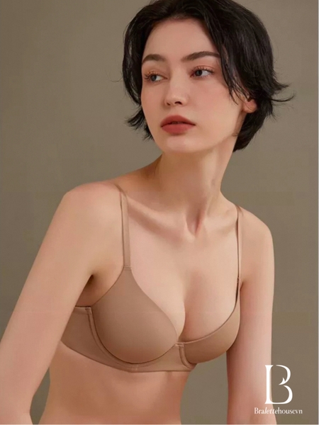 Áo lót bề mặt trơn Airy Bra S2362 không gọng mút mỏng nâng đỡ không gây hằn ngấn phiên bản nâng cấp Bralettehousevn