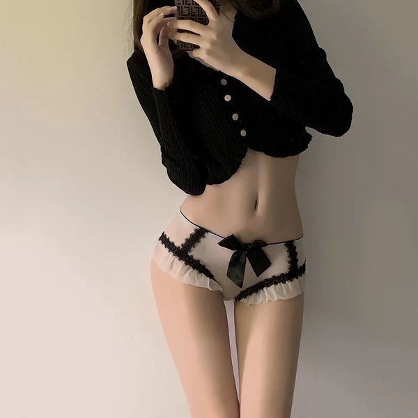 [CHE TÊN-🔥 TỐC] 𝐐𝟐𝟎𝟗𝟗 𝐋𝐘𝐌𝐀𝐈 𝐏𝐀𝐍𝐓𝐈𝐄𝐒 Quần lót ren nữ ren bèo nơ coquette mềm mại nữ tính mùa hè sexy Bralettehousevn