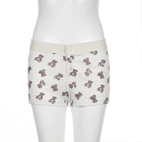 [CHE TÊN - 🔥TỐC] S2167 BEARY 𝘽𝙊𝙔𝙎𝙃𝙊𝙍𝙏 quần short cotton gấu mùa hè năng động thoáng mát loại 1 có nút Bralettehouse