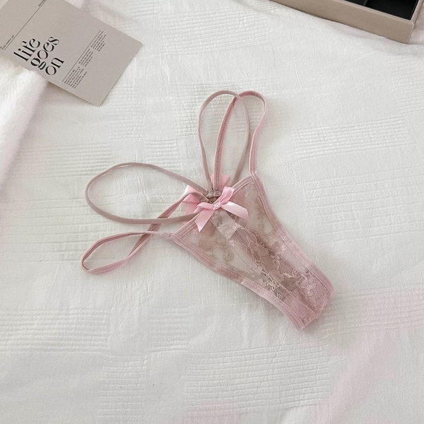 Quần lót lọt khe ren nữ Seen Thong Q2272 phối màu nữ tính gợi cảm quyến rũ Bralettehousevn