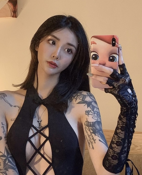 Bộ đồ liên thân FULL CUT OUT BODYSUIT S1220 cổ tàu gợi cảm táo bạo cột dây Bralettehousevn