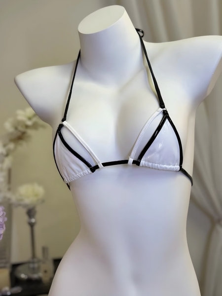 [NEW] Cruella Set S2289 bộ đồ lót da PU tiny cột dây siêu quyến rũ gợi cảm nóng bỏng không gọng mút Bralettehousevn