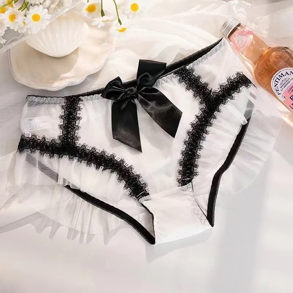 [CHE TÊN-🔥 TỐC] 𝐐𝟐𝟎𝟗𝟗 𝐋𝐘𝐌𝐀𝐈 𝐏𝐀𝐍𝐓𝐈𝐄𝐒 Quần lót ren nữ ren bèo nơ coquette mềm mại nữ tính mùa hè sexy Bralettehousevn