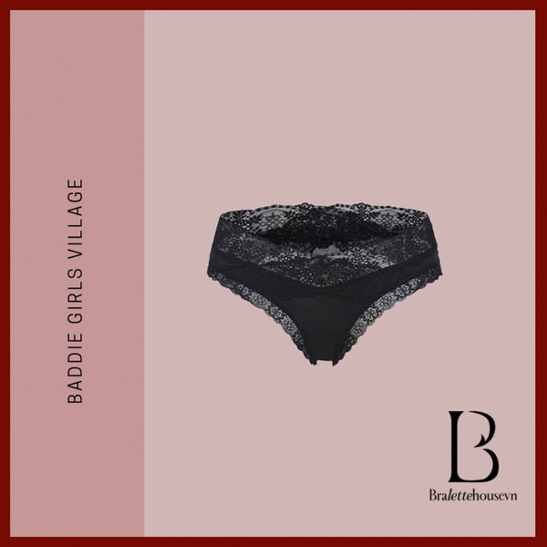 Quần lót nữ Dusk Panties chất thun phối cạp ren óng ánh trendy thoải mái nữ tính Bralettehousevn
