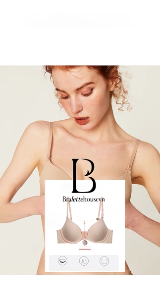 ÁO LÓT NGỰC 𝐀𝐑𝐀 𝐁𝐑𝐀 𝐒𝟏𝟓𝟎𝟐  NỮ CÓ GỌNG KÈM ĐỆM LÓT MÚT KÈM KHÓA GÀI TRƯỚC MẶC ĐƯỢC NHIỀU KIỂU Braletteshousevn