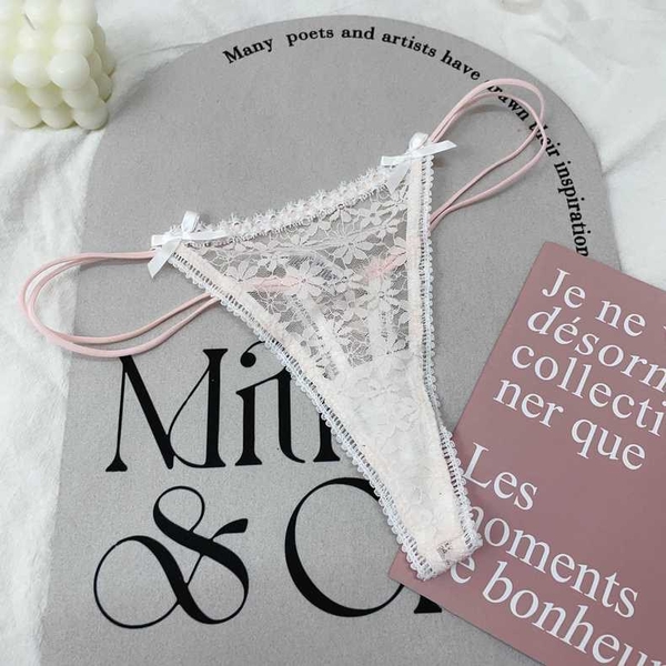 [CHE TÊN - HOẢ TỐC] Quần lọt khe Q2171 Itona Thong ren có nơ Bralettehousevn