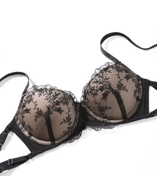 Bộ đồ lót nữ Theodora Set S2359 thêu hoa có gọng có mút nâng đỡ push - up tạo form ngực đẹp Bralettehousevn