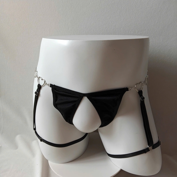 NOPE Panties Quần Lót Kèm Đai Phối Khoen Tim | Bralettehousevn