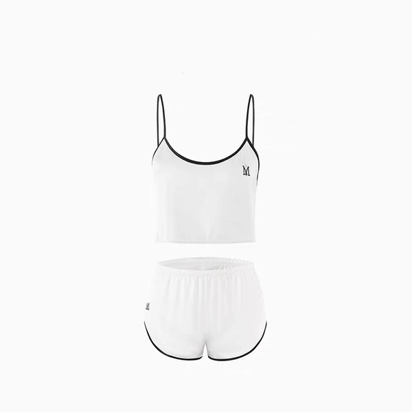 Bộ đồ ngủ satin lụa cao cấp Desire Set S2112 áo 2 dây quần short trẻ trung nữ tính Bralettehousevn