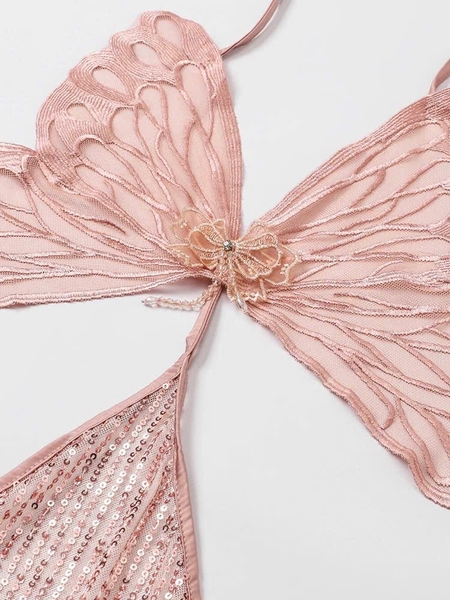 Đầm váy ngủ nữ cột dây Ethereal Dress S2678 cánh bướm lấp lánh kim sa nữ tính quyến rũ Bralettehousevn