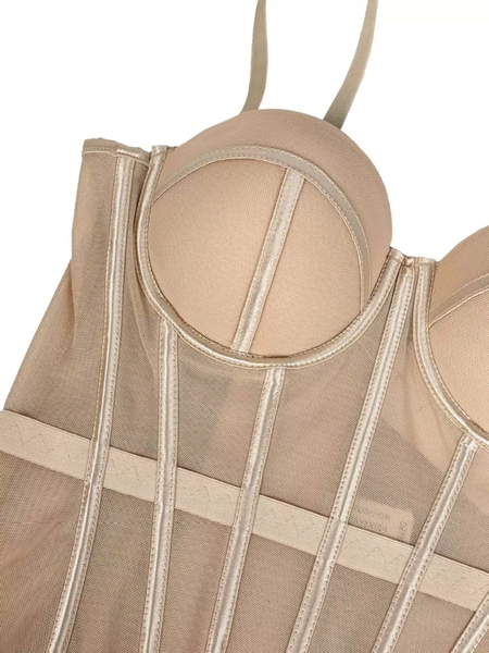 Áo corset nữ xuyên thấu cao cấp Solid Corset S2688 thời trang sang chảnh Bralettehousevn