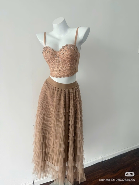 Áo corset cao cấp Click Corset S2689 đính hạt sang chảnh tiểu thư Bralettehousevn