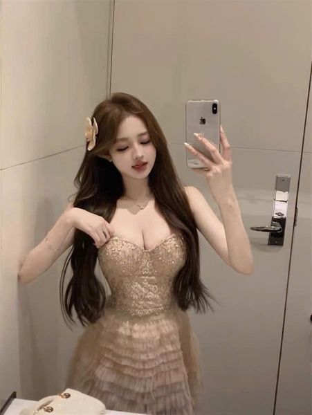 Áo corset cao cấp Click Corset S2689 đính hạt sang chảnh tiểu thư Bralettehousevn