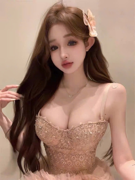 Áo corset cao cấp Click Corset S2689 đính hạt sang chảnh tiểu thư Bralettehousevn