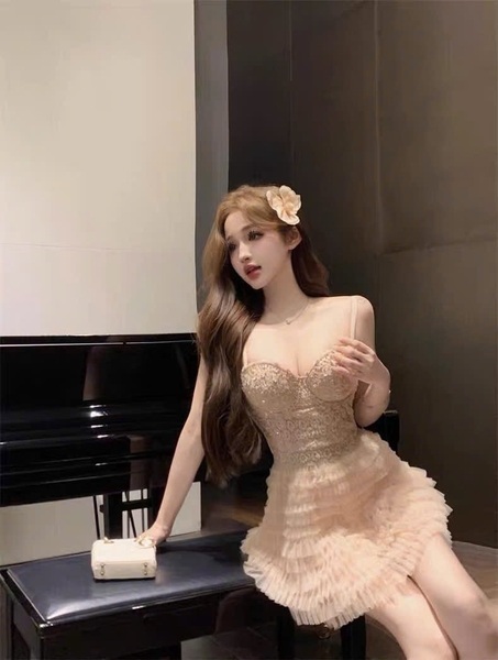 Áo corset cao cấp Click Corset S2689 đính hạt sang chảnh tiểu thư Bralettehousevn