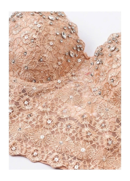 Áo corset cao cấp Click Corset S2689 đính hạt sang chảnh tiểu thư Bralettehousevn