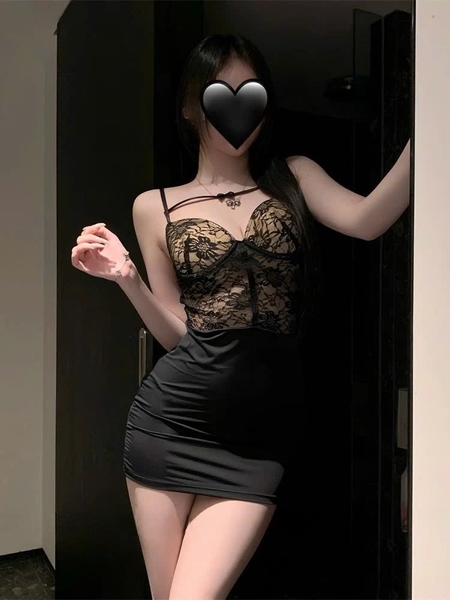 Đầm  váy ngủ có gọng mút tôn dáng Bare Dress S2635 phối ren tôn dáng gợi cảm nữ tính