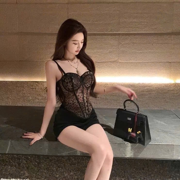 Áo corset beo cao cấp Leonard Corset S2691 có gọng mút gợi cảm quyến rũ Bralettehousevn