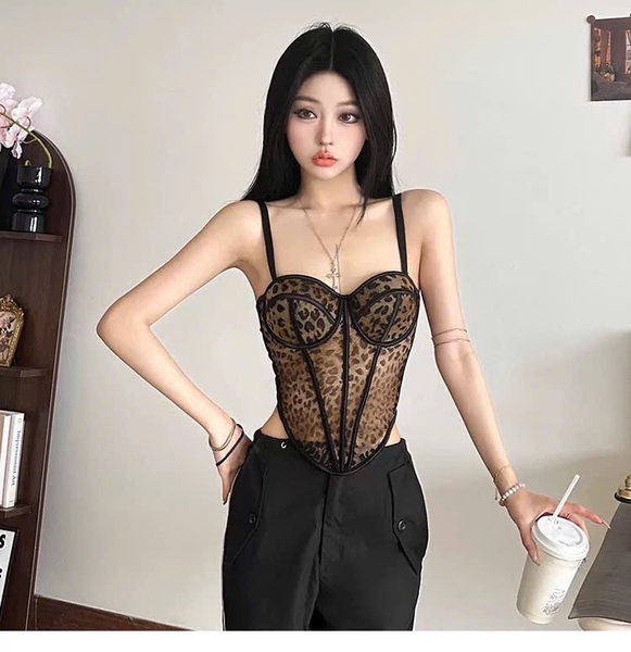 Áo corset beo cao cấp Leonard Corset S2691 có gọng mút gợi cảm quyến rũ Bralettehousevn