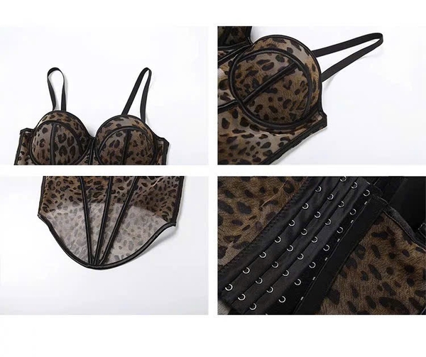 Áo corset beo cao cấp Leonard Corset S2691 có gọng mút gợi cảm quyến rũ Bralettehousevn