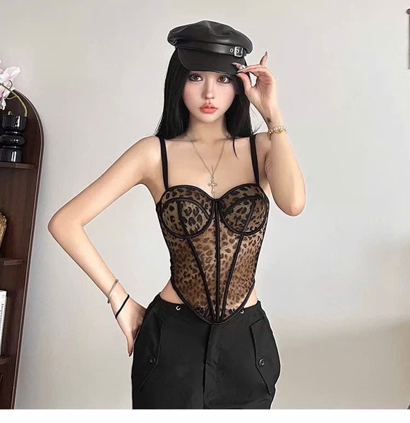 Áo corset beo cao cấp Leonard Corset S2691 có gọng mút gợi cảm quyến rũ Bralettehousevn