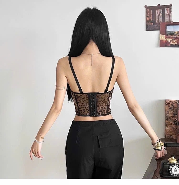 Áo corset beo cao cấp Leonard Corset S2691 có gọng mút gợi cảm quyến rũ Bralettehousevn
