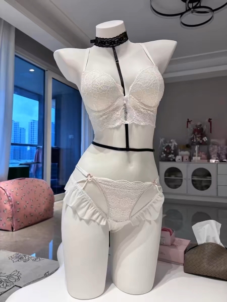 [CHE TÊN - SHIP HOẢ TỐC] Vòng dây đeo cổ ren nữ Ping Choker PK2152 có tăng đơ điều chỉnh Bralettehousevn