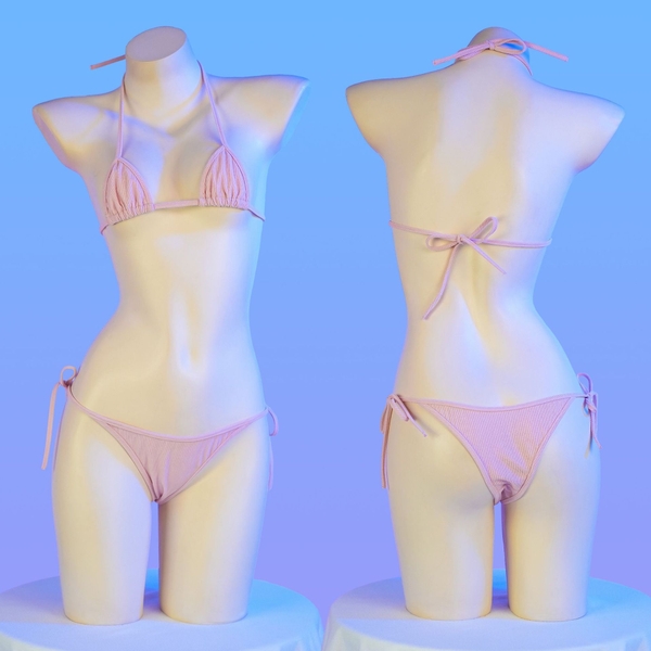 (Che tên - Hoả tốc) Bộ đồ lót nữ 2 mảnh Lagom Set S2148 chất gân dày dặn cột dây không mút Bralettehousevn