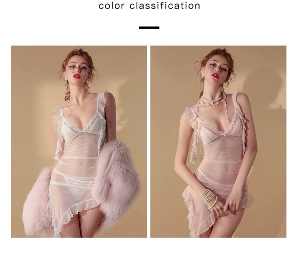 [HOT HIT] Đầm váy ngủ nữ Felicity Dress S2425 cao cấp có sẵn mút xuyên thấu voan rũ trendy Bralettehousevn