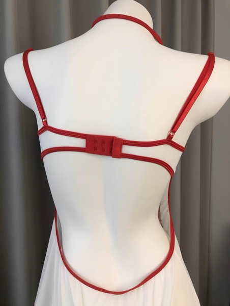 (Kèm cài) Bộ đồ cosplay y tá có mút độn Heroiny Set S2255 cao cấp dáng xoè Bralettehousevn