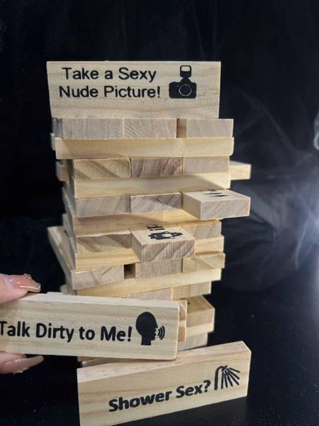 Bộ Rút Gỗ PK2244 trò chơi tình yêu HOT Jenga độc đáo Bralettehousevn