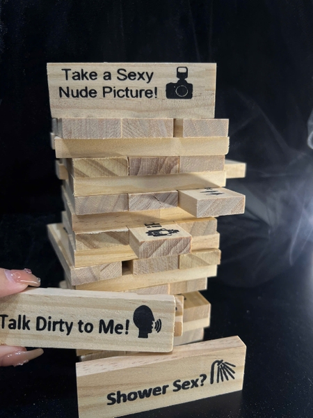 Bộ Rút Gỗ PK2244 trò chơi tình yêu HOT Jenga độc đáo Bralettehousevn