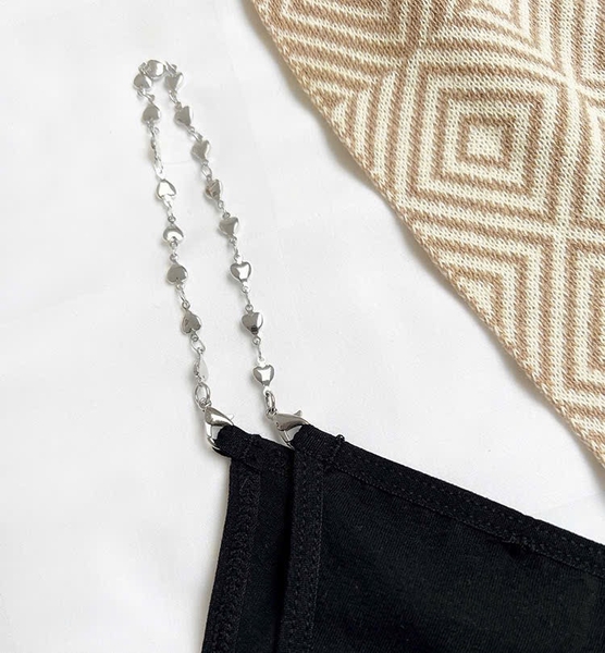 [LẤP LÁNH] Quần lót cotton nữ phối dây tim Heart String Panties Q1321 gợi cảm cao cấp Bralettehousevn