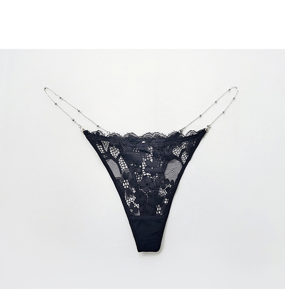 [LẤP LÁNH] Quần lót ren nữ phối dây kim loại Blinking Panties Q2246 gợi cảm cao cấp Bralettehousevn\