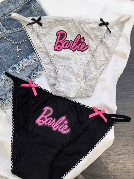 Quần lót nữ cotton Arbie Panties Q2248 in chữ phối dây thấm hút tốt Bralettehousevn