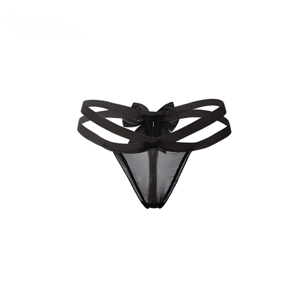 Quần lọt khe nữ Present Thong Q2252 có nơ gợi cảm đai thun co giãn Bralettehousevn