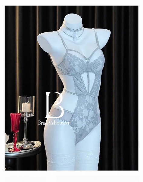Bộ đồ liền thân nữ ren Mia Bodysuit gợi cảm táo bạo Bralettehousevn