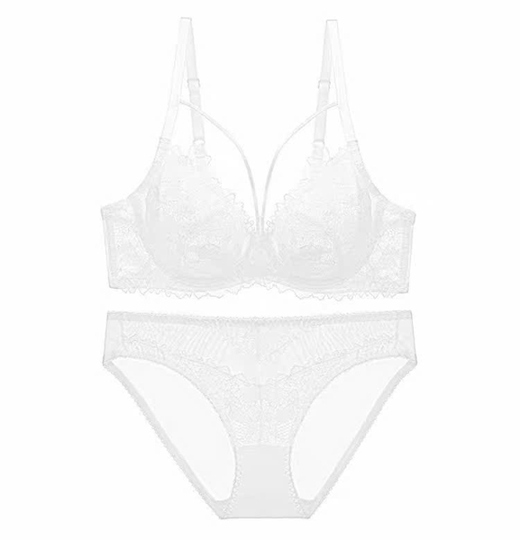 Bộ đồ lót ren Jinny Set có gọng không mút thoải mái cao cấp dây V Bralettehousevn