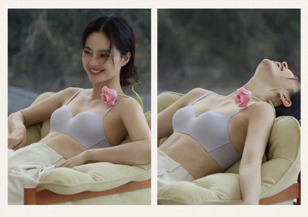 Áo lót nâng ngực Shufu Bra S2711 su đúc nguyên khối không đường viền push up cao cấp loại 1 Bralettehousevn